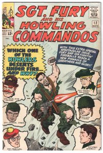 Sgt. Fury #12 (1964) Sgt. Fury and His Howling Commandos-
