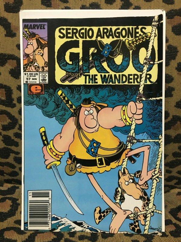 GROO the WANDERER  - Sergio Aragones ALL NEWSSTAND - LOT #3 - #44-66 - 7 Books F