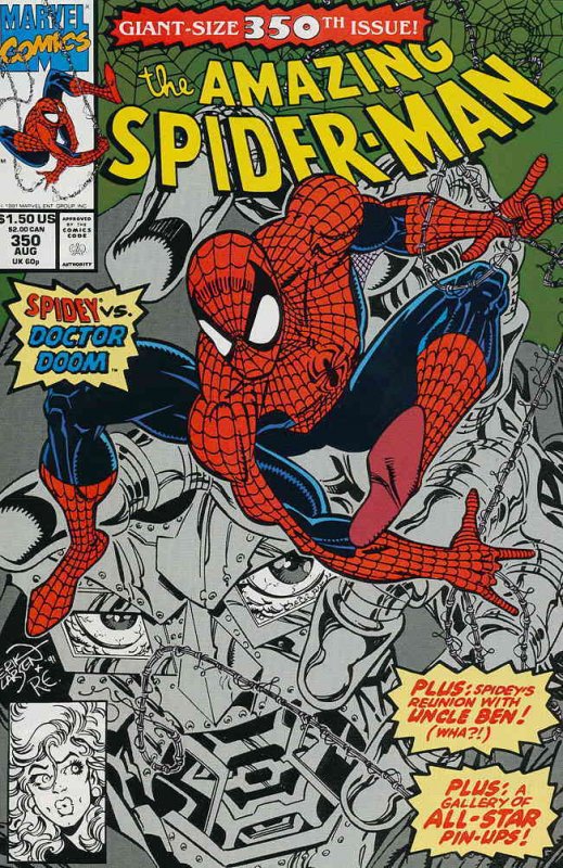 Amazing Spider-Man, The #350 VF ; Marvel | Erik Larsen Doctor Doom