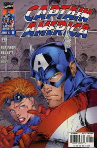 Captain America (2nd Series) #8 VF ; Marvel | Heroes Reborn Jim Lee Cover