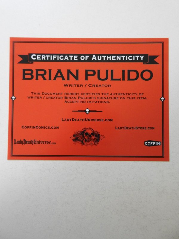 Hellwitch: Hellbourne #1 Bondage & Lingerie Edition NM Condition! Signed W/ COA!