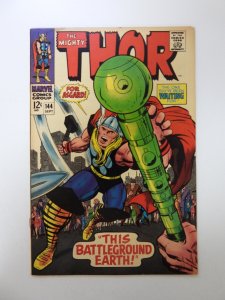 Thor #144 (1967) VG+ condition moisture damage