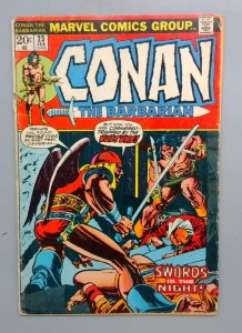 Conan the Barbarian #23 Detached Cover, 1st Red Sonja Marvel 1973
