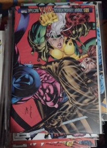 X MEN # 45 1995, Marvel disney  newstand variant hologram fold out cover