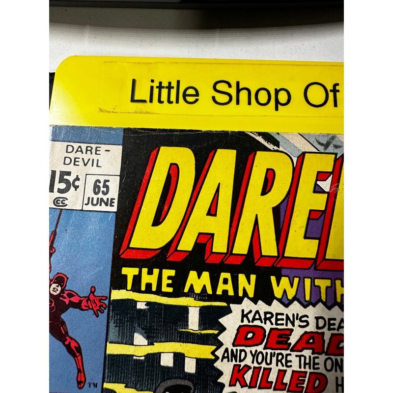 Daredevil #65 VG (SS) First appearance of Brother Brimstone