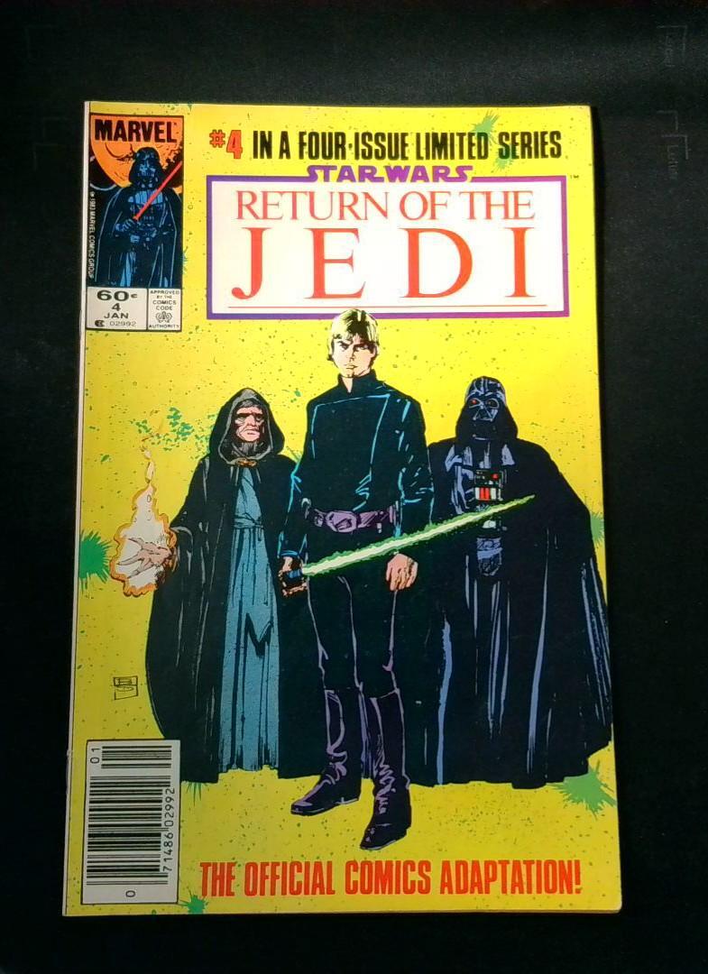 Star Wars Return of the Jedi #4, Newsstand, Marvel, 1984