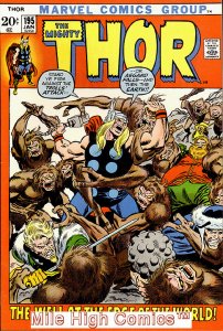 THOR  (1962 Series) (#83-125 JOURNEY INTO MYSTERY, 126-502) #195 Fine