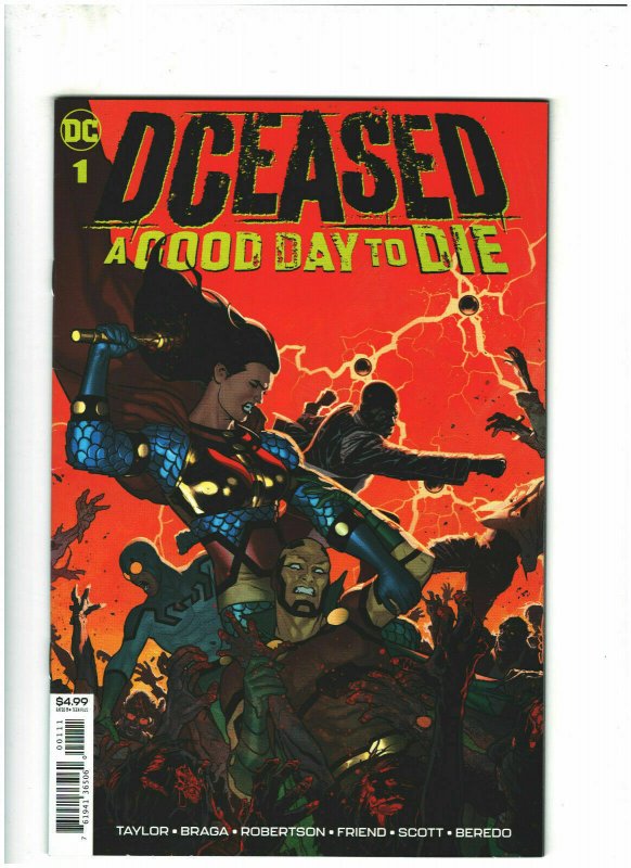 Dceased A Good Day to Die #1 VF+ 8.5 DC Ryan Sook Variant 2019 Zombies 