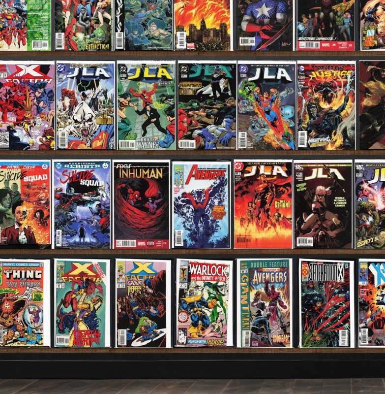 Huge Lot 140+ Comics with X-Man, Suicide Squad, X-Factor, Jla & More!