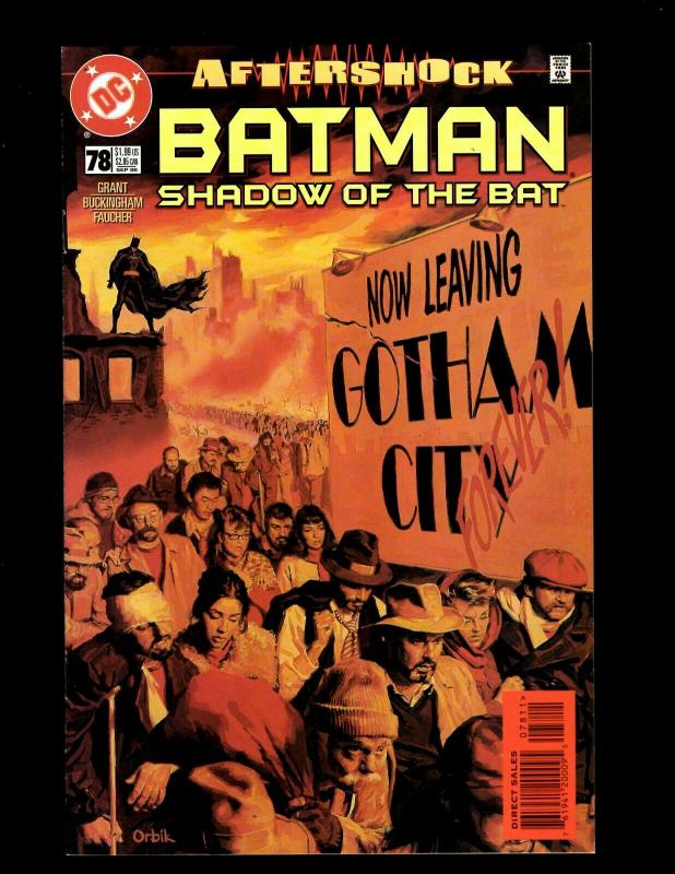 Lot of 10 Batman Shadow of the Bat DC Comics #72 73 74 75 76 77 78 79 81 82 SM15