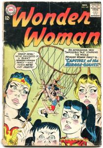 WONDER WOMAN #142 1963-CAPTIVE OF THE MIRAGE GIANTS-DC SILVER AGE-FR FR