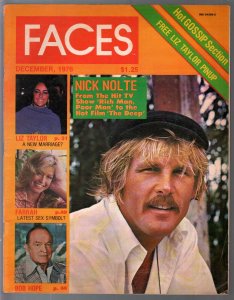 Faces 12/1976-Nick Nolte-Farrah Fawcett-John Denver-Bob Hope-FN