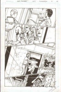 Pandemica #4 pg 15 Original Art Alex Sanchez bestselling author Jonathan Maberry