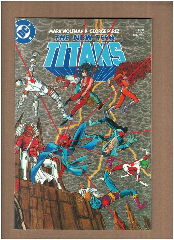 New Teen Titans #3 DC Comics 1984 Marv Wolfman George Perez VF 8.0