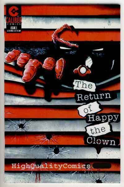RETURN OF HAPPY THE CLOWN #1, NM+, Caliber, 1995, Francis, more indies in store