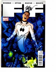 Lot Of 3 FF (Future Foundation) Marvel Comics # 2 3 4 ALL SIGNED By HICKMAN J237