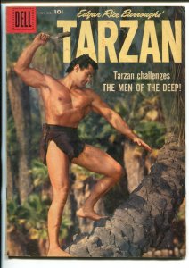 TARZAN #109-1958-DELL-GORDON SCOTT COVER- BURROUGHS- MARSH- MANNING-good/vg