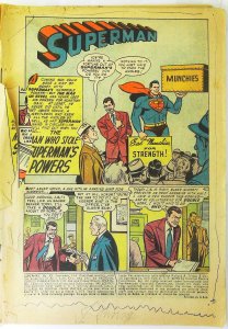 Superman (1939 series)  #109, Poor (Actual scan)
