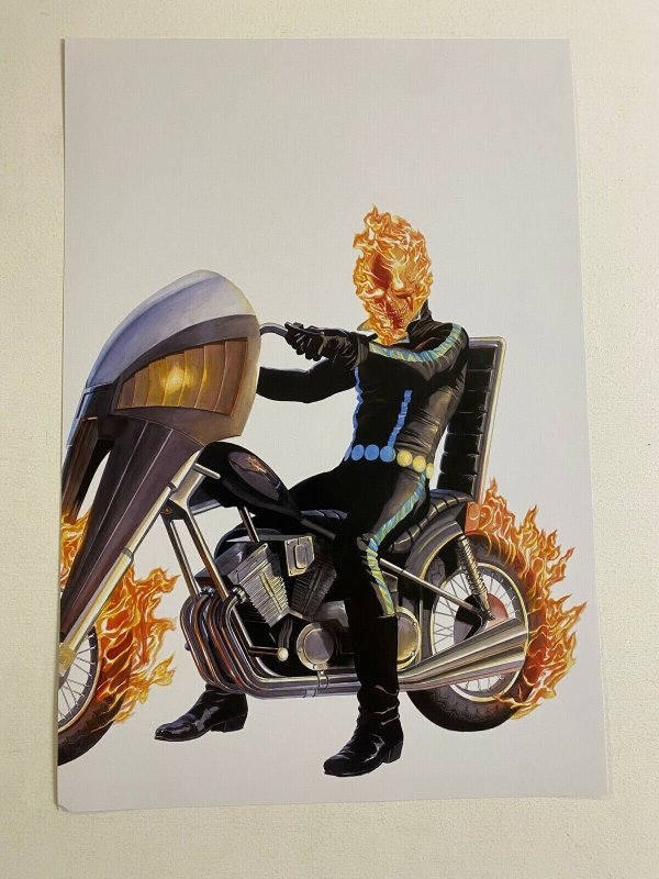 Ghost Rider Marvel Comics poster by Alex Ross