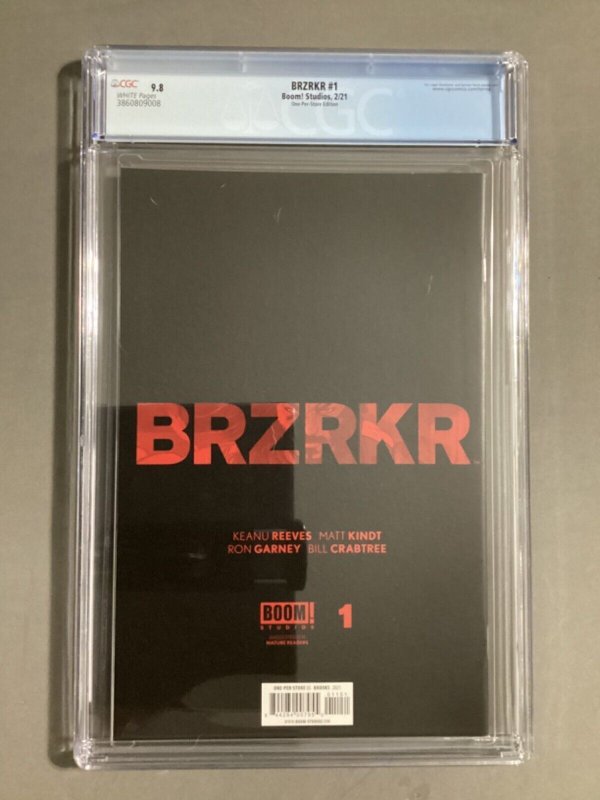 Boom! Studios, BRZRKR #1, One-Per-Store