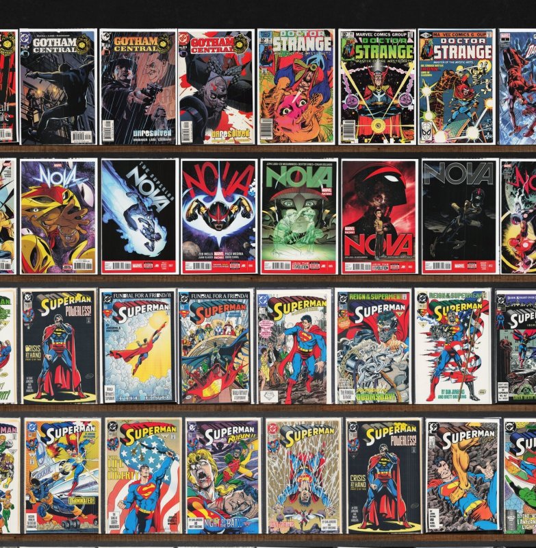 Huge Lot 150+ Comics with Superman, Nova, Gotham Central & More!