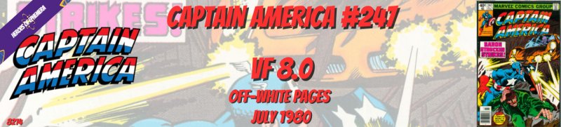 Captain America 247 VF 8.0 Marvel 1980