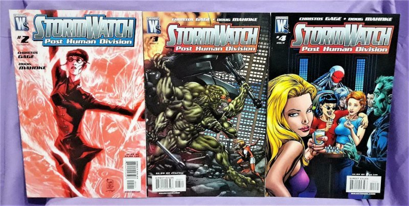 Wildstorm STORMWATCH P.H.D. #2 - 4 Doug Mahnke 1:10 Variant Covers (DC, 2008)! 
