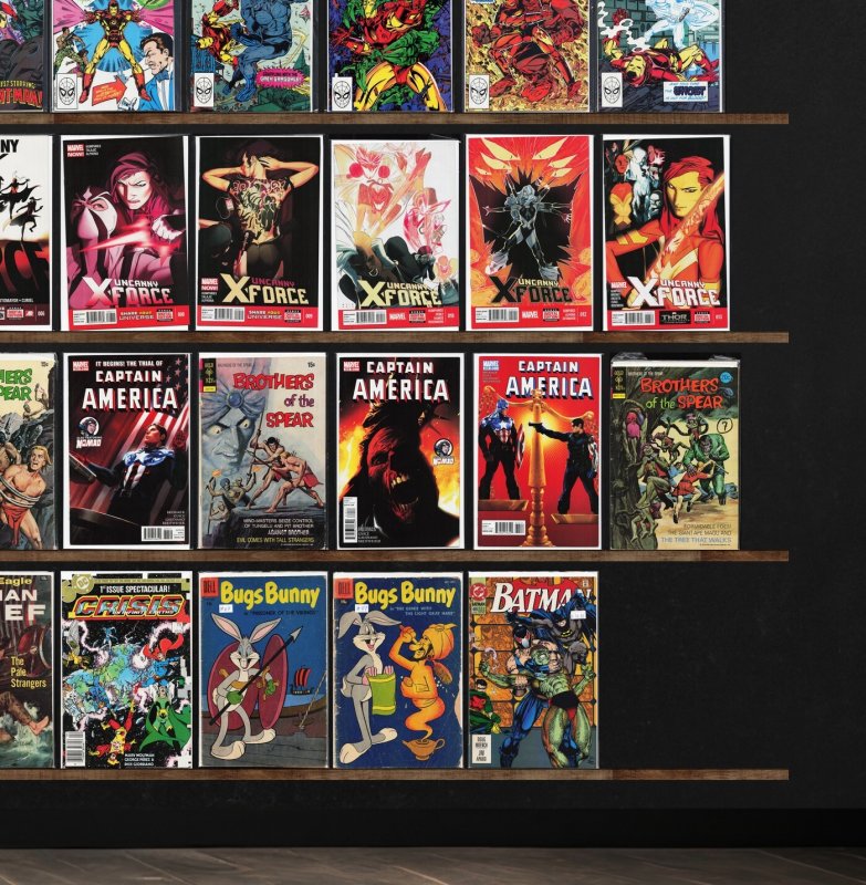 Huge Lot 140+ Comics with Iron Man, Uncanny X-Force, Captain America & More!