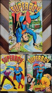 SUPERBOY #143, 144, 145 (DC 1967) Set of 3 NEAL ADAMS Covers / Silver Age Bundle