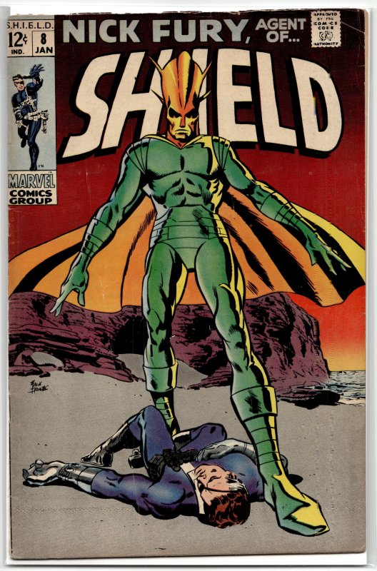 Nick Fury, Agent of SHIELD #8 (1969) Nick Fury