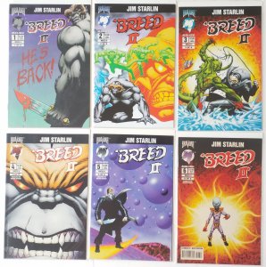 Breed II # 1, 2, 3, 4, 5, 6 (1995 Malibu Comics) Complete Series