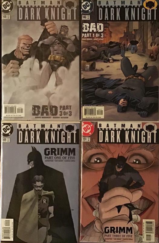 BATMAN:LEGENDS OF THE DARK KNIGHT (DC) #145-152**8 BOOK LOT AWESOME CONDITION 