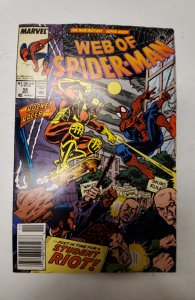 Web of Spider-Man #56 (1989) NM Marvel Comic Book J664