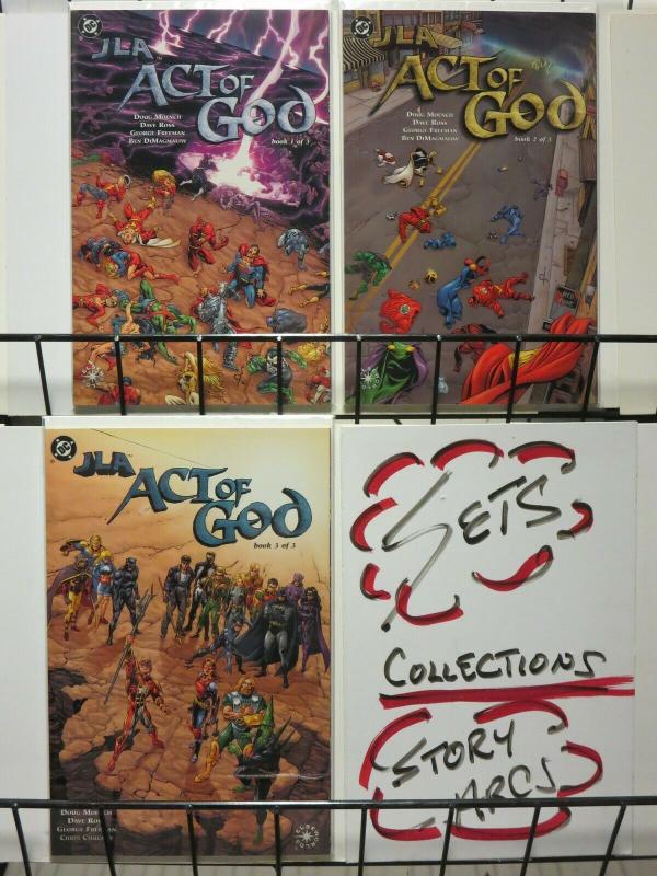 JLA ACT OF GOD (2000) 1-3  complete series!