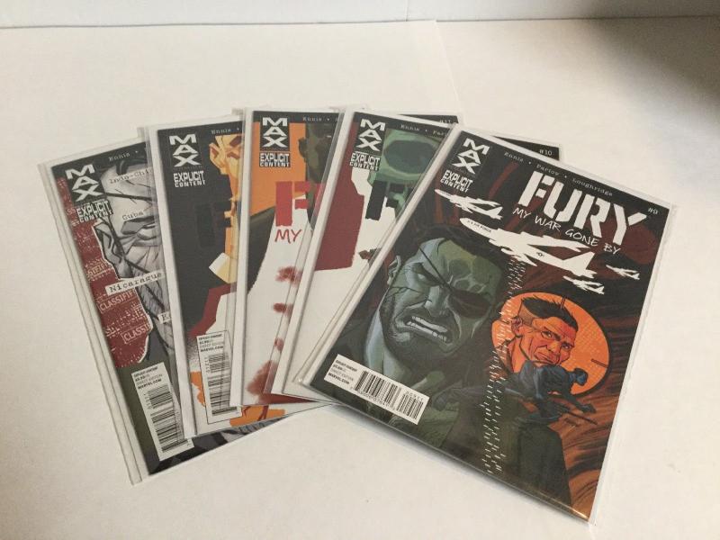 Fury My War Gone 9 10 11 12 13 Lot Set Run Nm Near Mint Marvel Comics A10