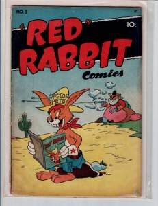 Funny Stuff #74, Red Rabbit 3 and 4 (Lot of 3)