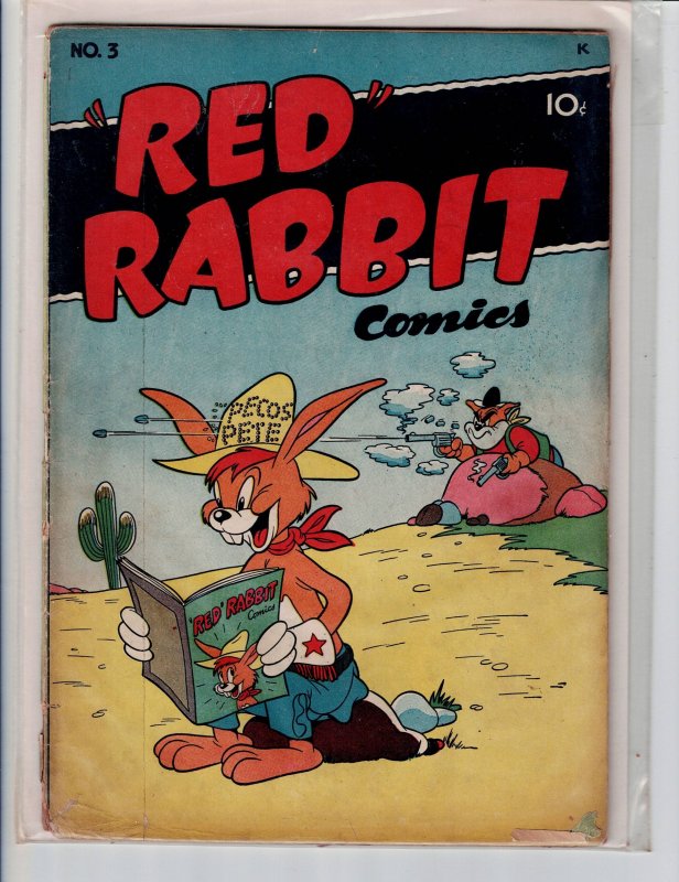 Funny Stuff #74, Red Rabbit 3 and 4 (Lot of 3)