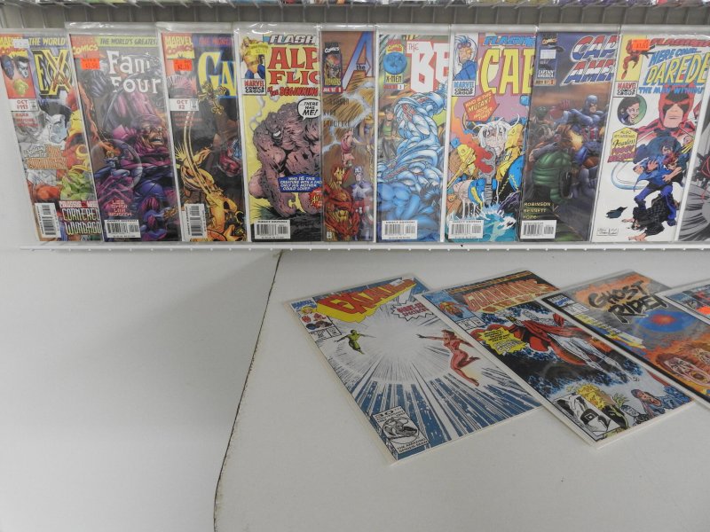 Huge Lot 130 Comics W/ Captain America,  X-Men, Venom+ Avg VF+ Condition
