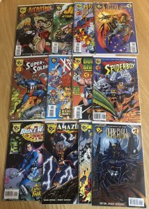 Amalgam Collection 12 Issues DC/Marvel Crossovers Dark Claw Spiderboy wave 1 NM