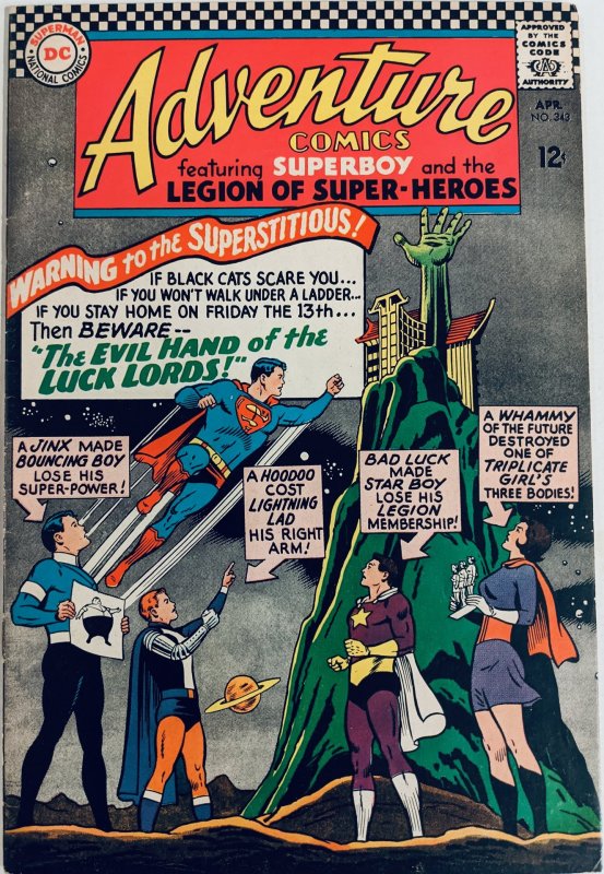 Adventure Comics #343 (1966) SUPERBOY!