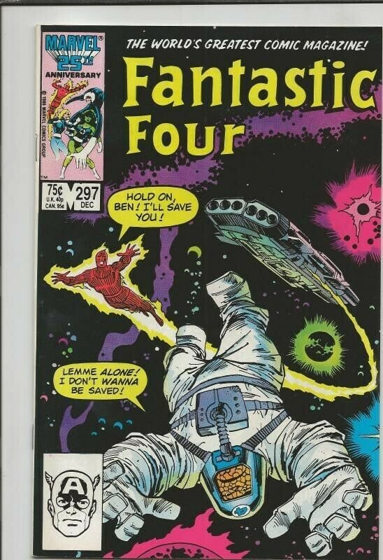 Fantastic Four #297 ORIGINAL Vintage 1986 Marvel Comics