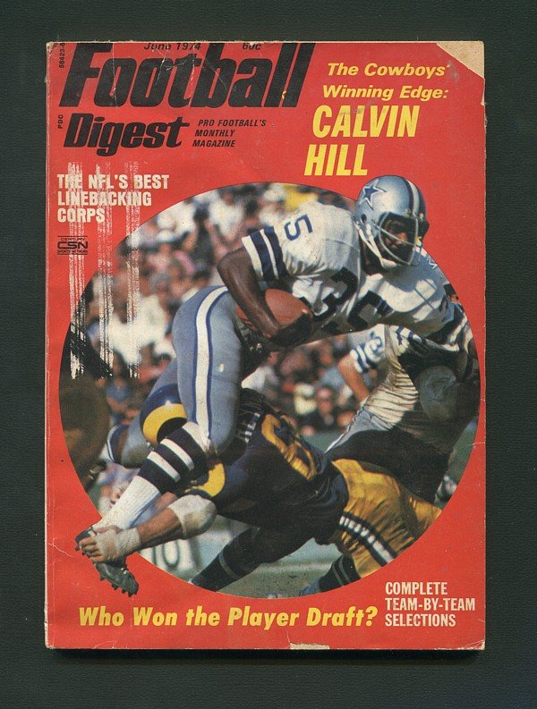 Football Digest / Calvin Hill / June 1974 | Comic Collectibles - Magazines