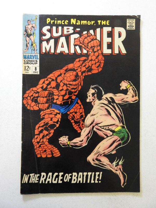 Sub-Mariner #8 (1968) VG+ Condition