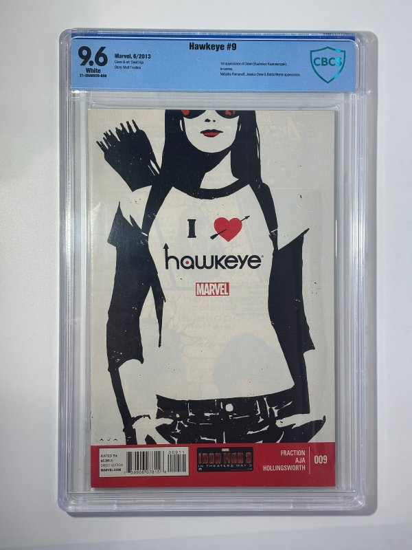 Hawkeye #9 Marvel Comics June 2013 CBCS Graded 9.6 NM+