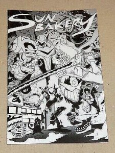 Sun Bakery #1 25th Image Anniversary Black and White Comic Book