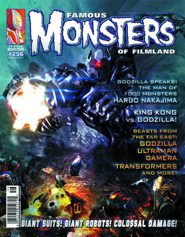 Famous Monsters of Filmland #256 GODZILLA COVER & TRANSFORMERS COVER SET. 