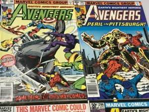 AVENGERS#172-206 FN-VF LOT (8 BOOKS) 1978 MARVEL BRONZE AGE COMICS