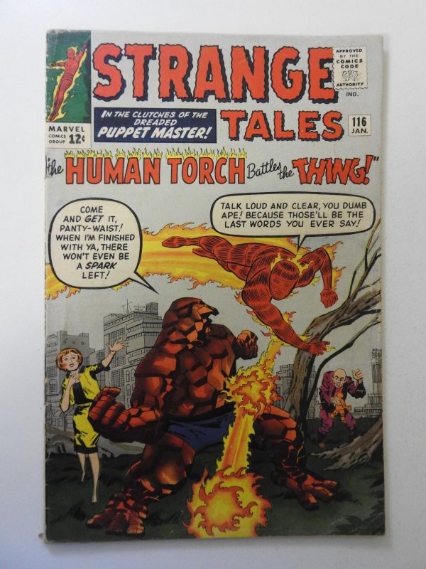 Strange Tales #116 (1964) VG Condition moisture stain