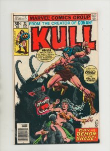 Kull The Conqueror #23 - Day Of The Demon-Shade - (Grade 7.5) 1977