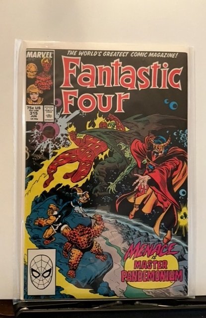 Run of 5 Fantastic Four #311-315 (1988)